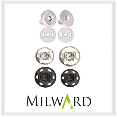 Milward Magnet- und Annähdruckknöpfe